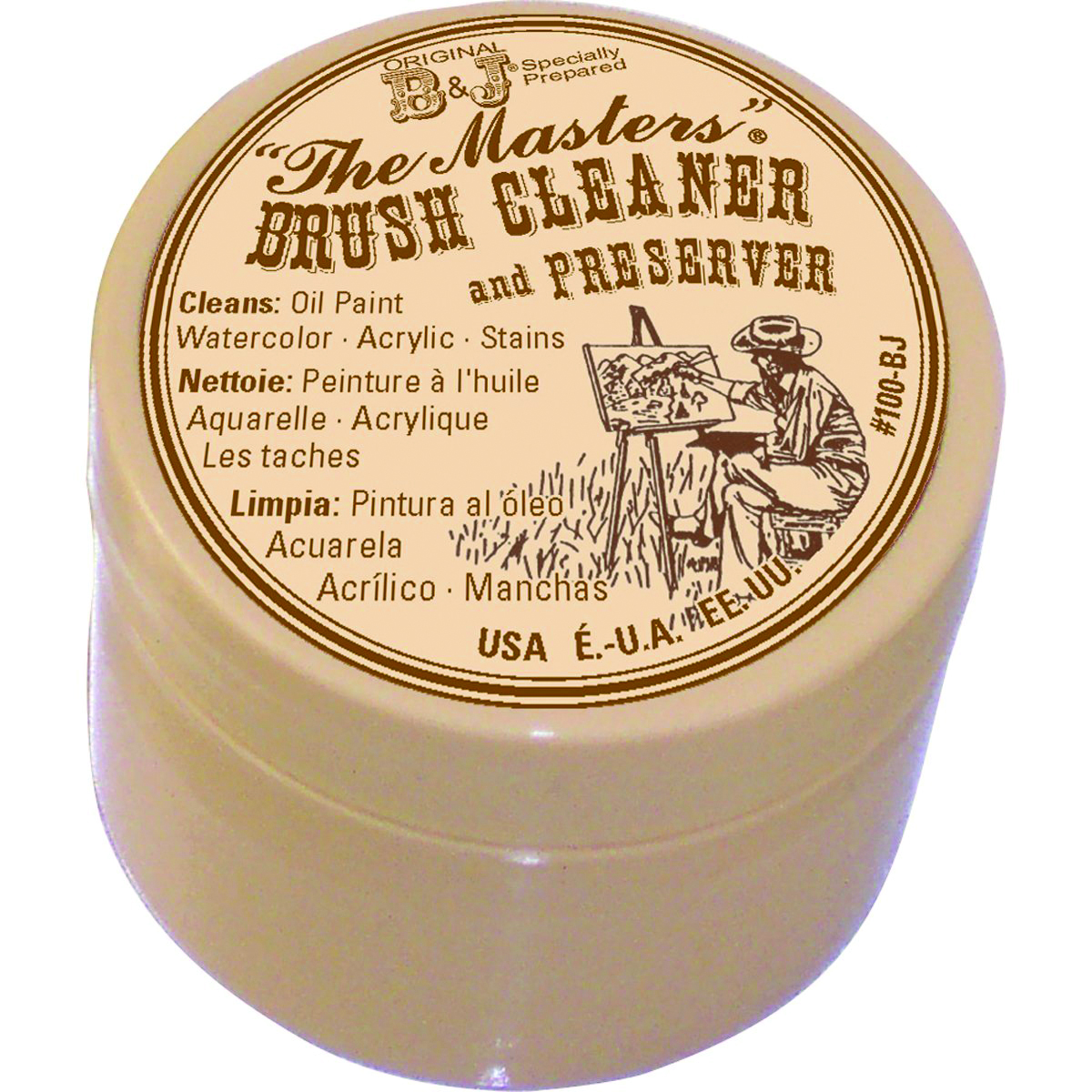 B&J Masters Brush Cleaner 1oz jar Heinz Jordan & Company Limited