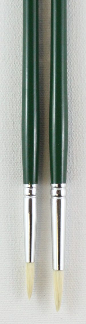SERIES 1550R H.J. Bristle Brush - Round (Half sizes with 3/4 length handles)