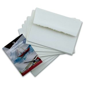 Canson® Watercolour Greeting Cards & envelopes, 5" x 7" (pkg of 6 of each)