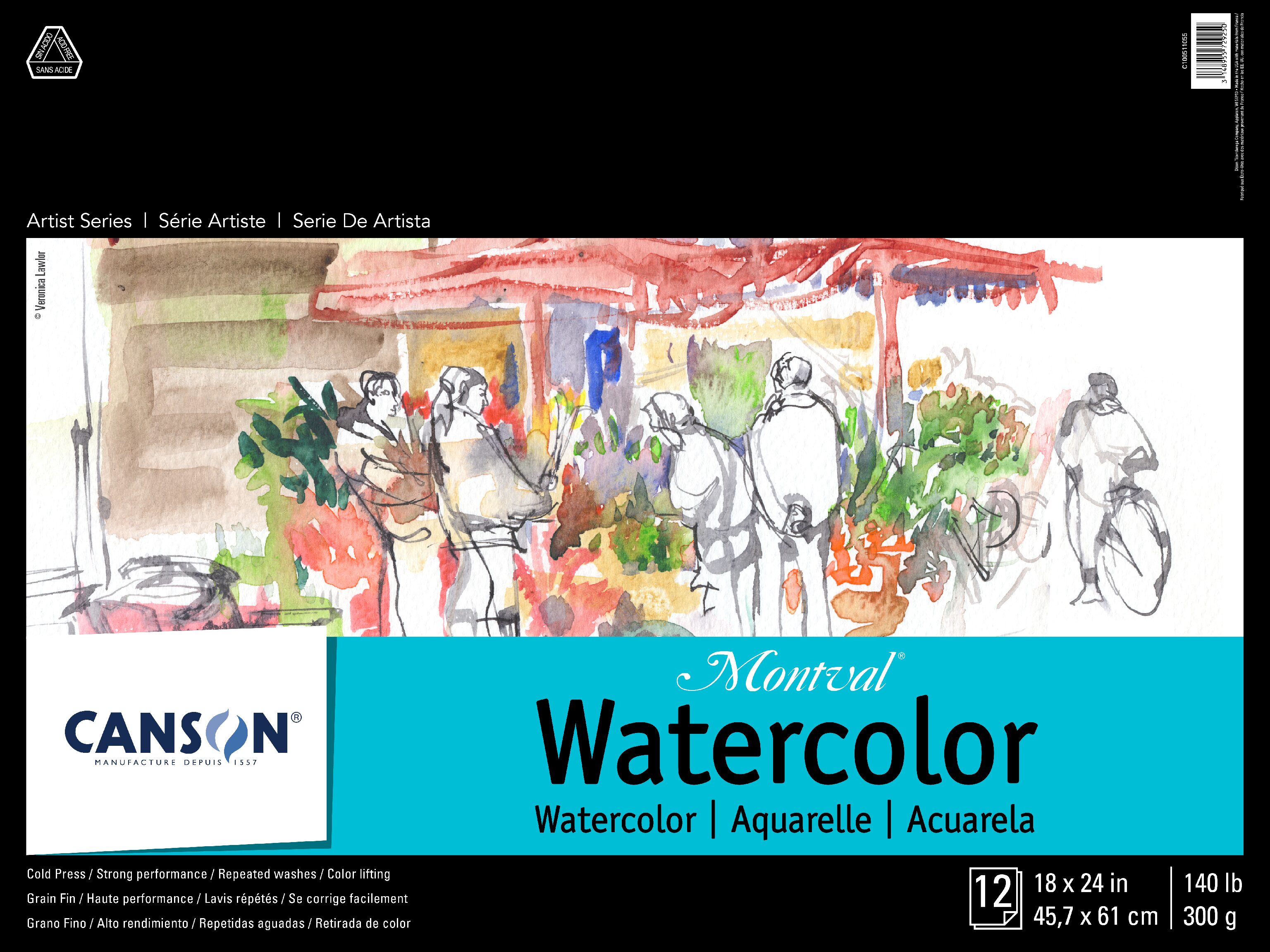 Canson® Montval® Watercolor Papers