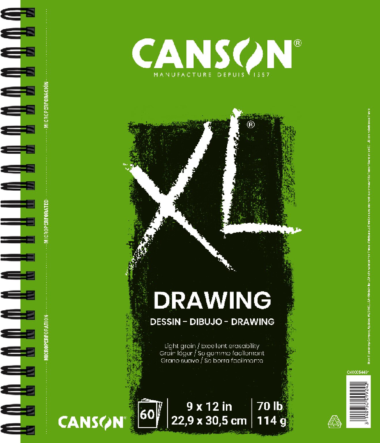Canson® XL® Drawing Pads & Hardcover Books (70lbs./114g.)
