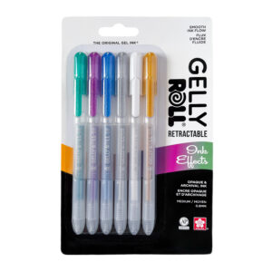 Gelly Roll Retractable Blisterpack of 6 Ink Effects 08